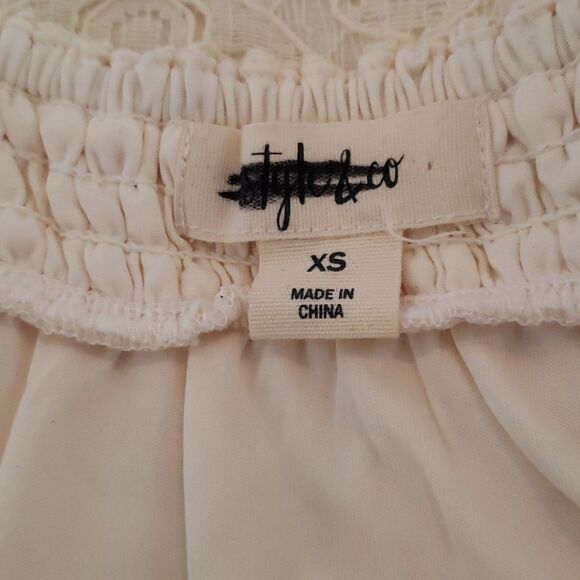 NWOT Style & Co. Lace Top - Picture 3 of 3